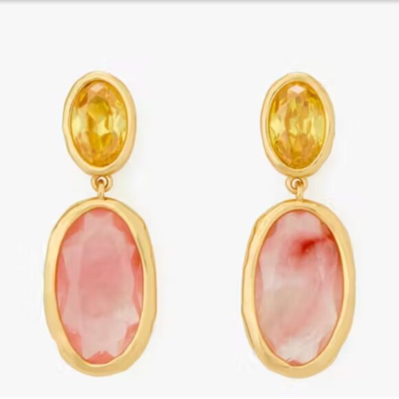 kate spade High Shine Double Drop Earring NWT - Picture 1 of 3
